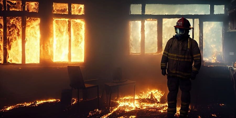 Pompier incendie Vaulx-en-Velin